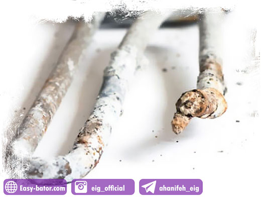 تاثیر رسوب بر روی قطعات تاثیر رسوب بر روی قطعات